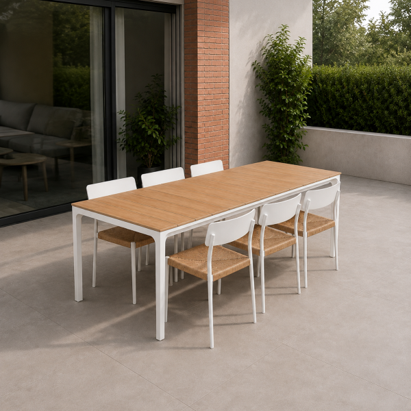 COMEDOR DE TERRAZA PARA 6 PERSONAS
